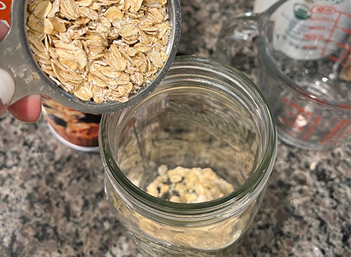 Apple Cinnamon Overnight Oatmeal