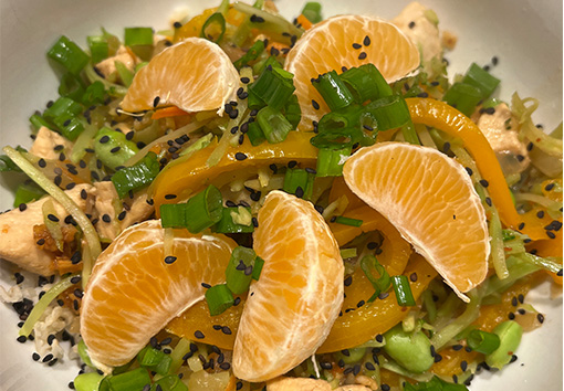 Chicken Stir Fry with Mandarin Oranges