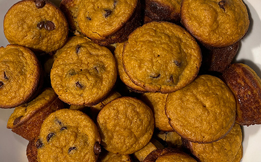 Pumpkin-Banana Blender Muffins