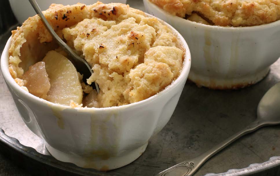 Single Serve Apple Cobbler