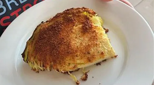 Roasted Parmesan Cabbage Wedges
