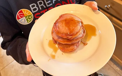 Pink Beet Pancakes