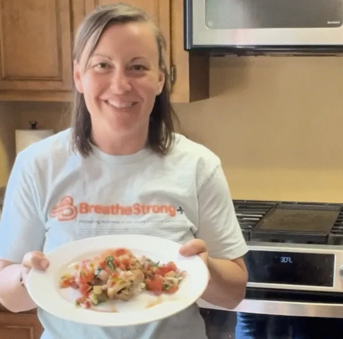 Rhubarb Salsa Chicken and Rice