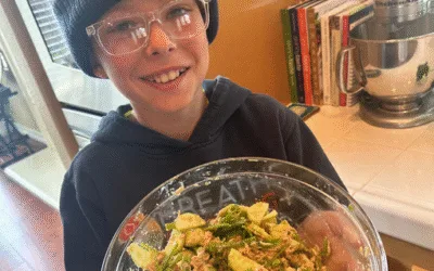 Asian Chicken Snow Pea Salad