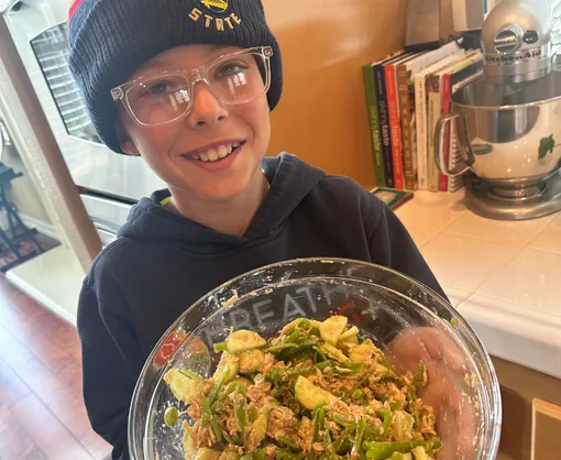 Buster - pea salad
