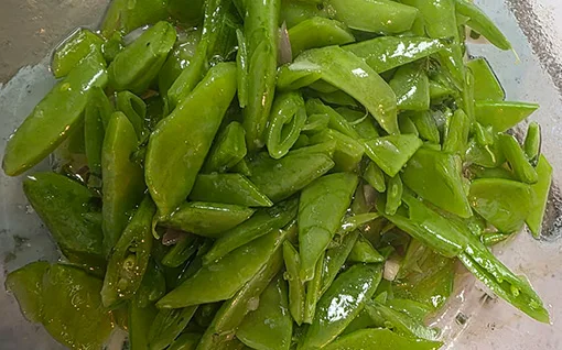 Snow Pea Salad with Tarragon Dijon Dressing
