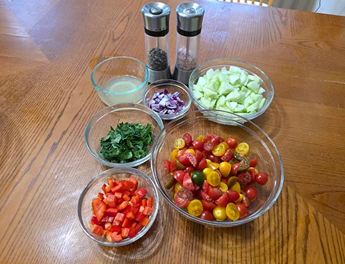 mediterranean salad - post
