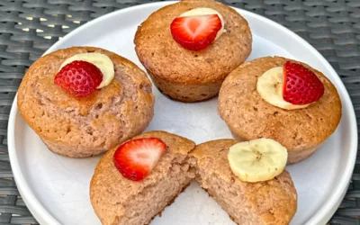 Strawberry Cheesecake Muffins